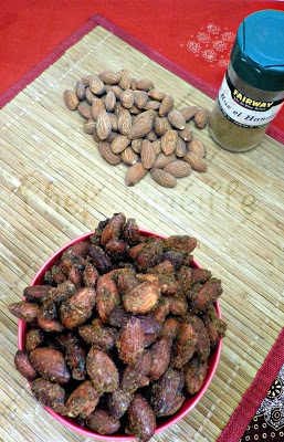 spiced almonds
