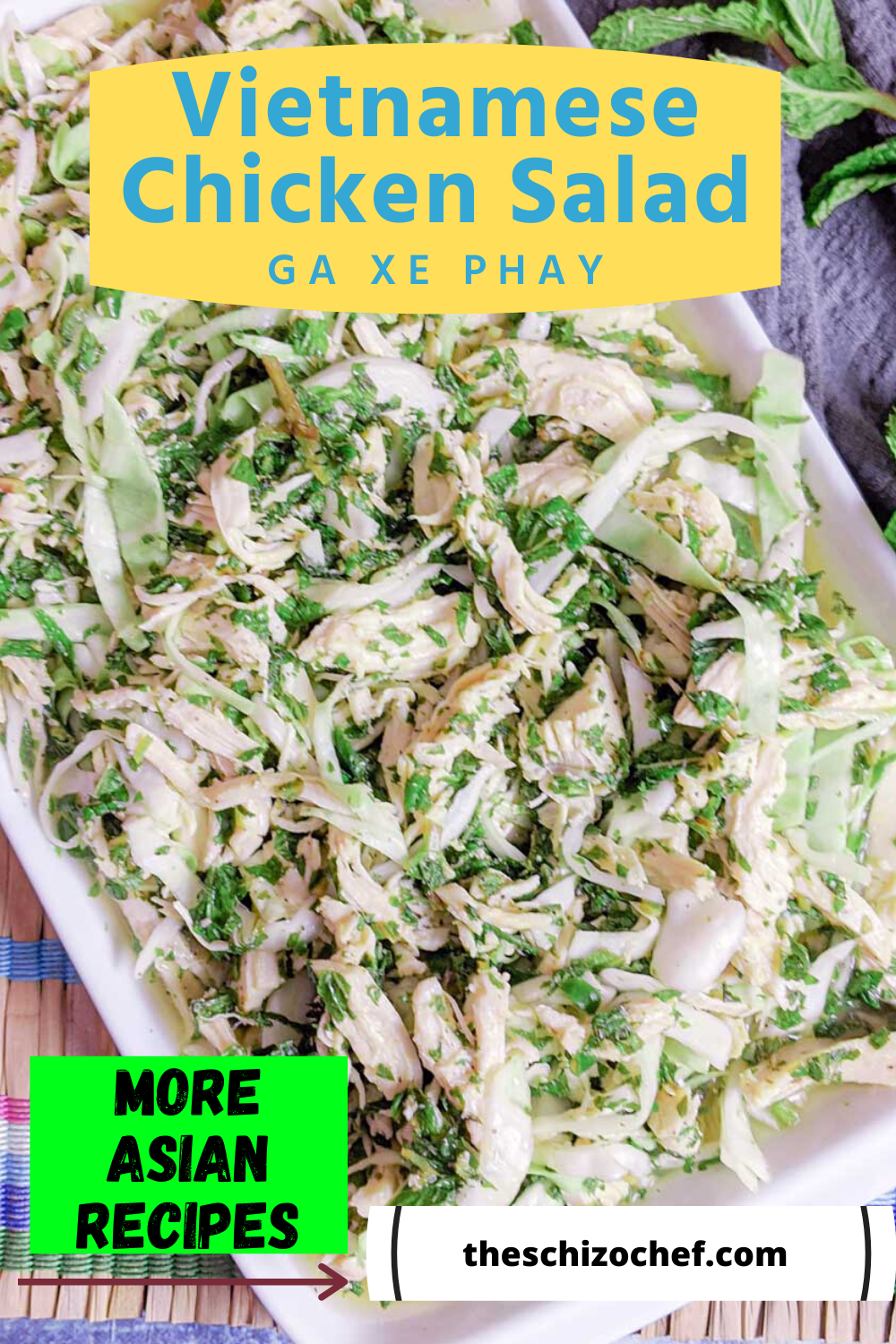 Vietnamese Chicken Salad - Ga Xe Phay recipe