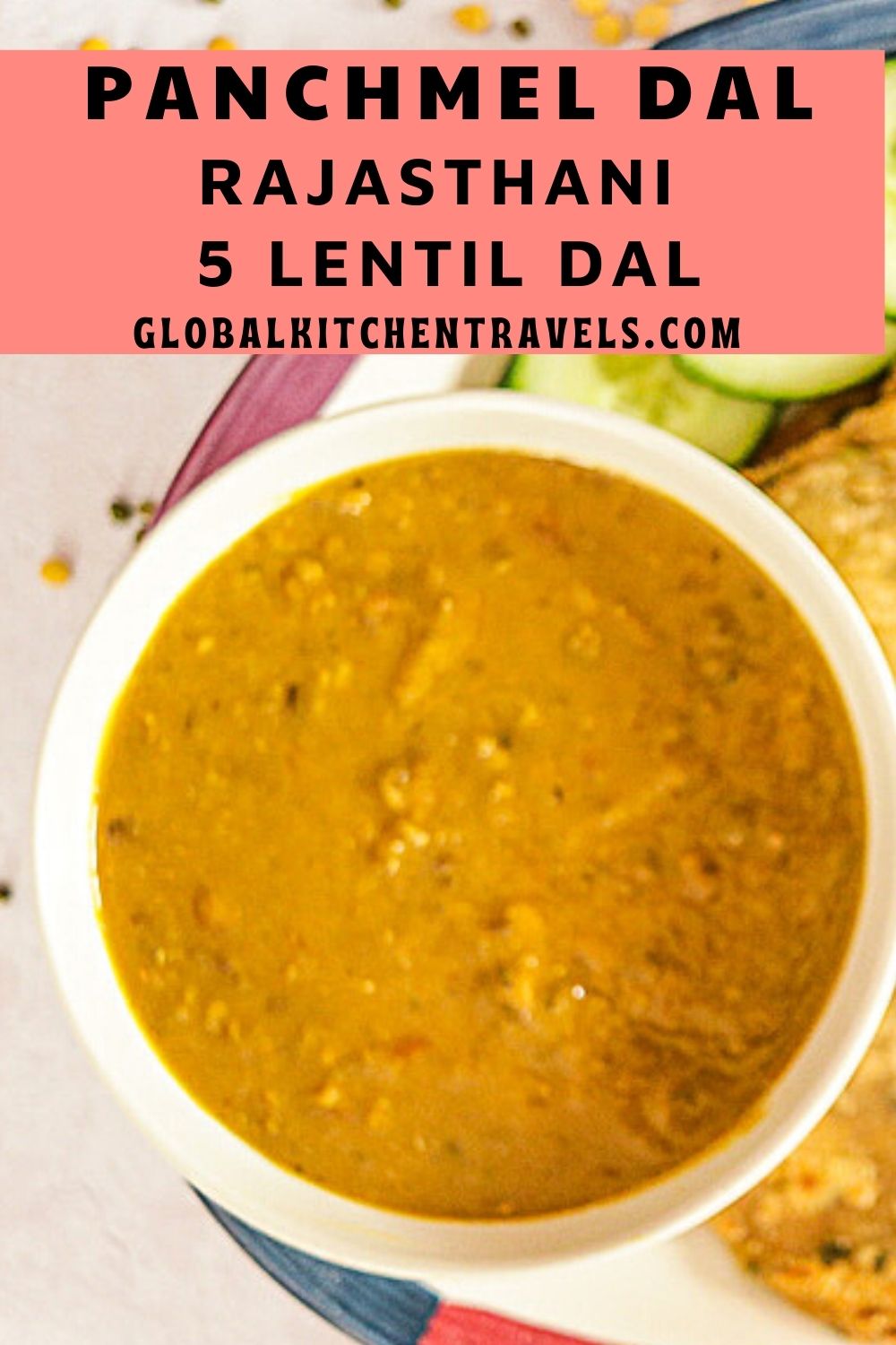 bowl of dal with text