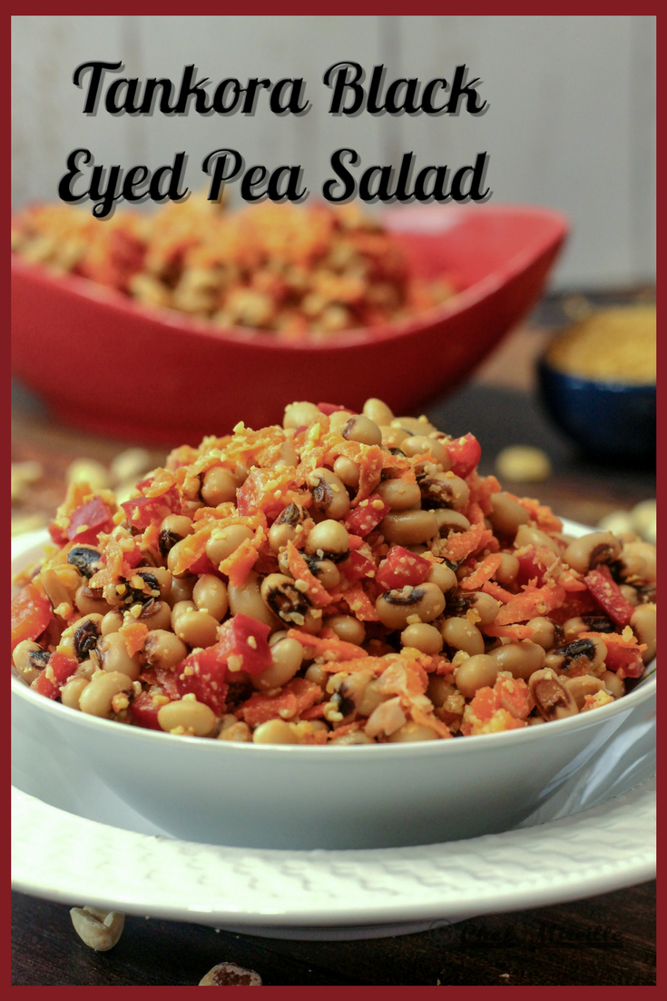 Senegalese Black Eyed Pea Salad with Tankora Peanut Spice Mix