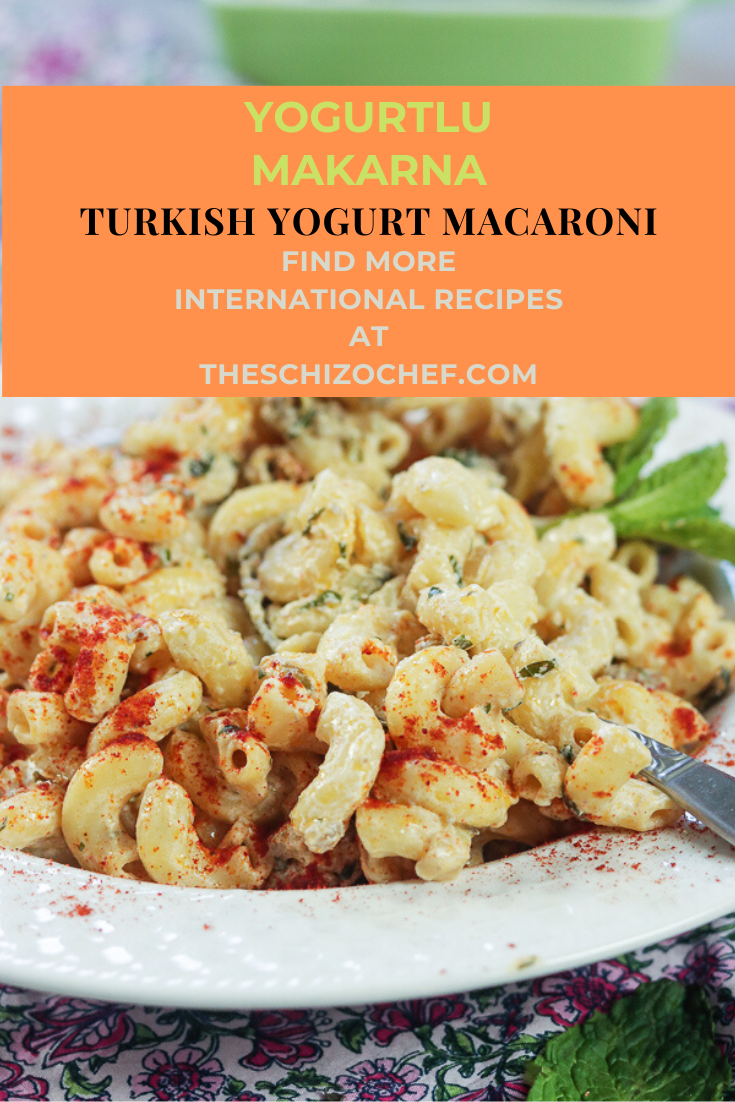 Yogurtlu Makarna - Turkish Yogurt Macaroni