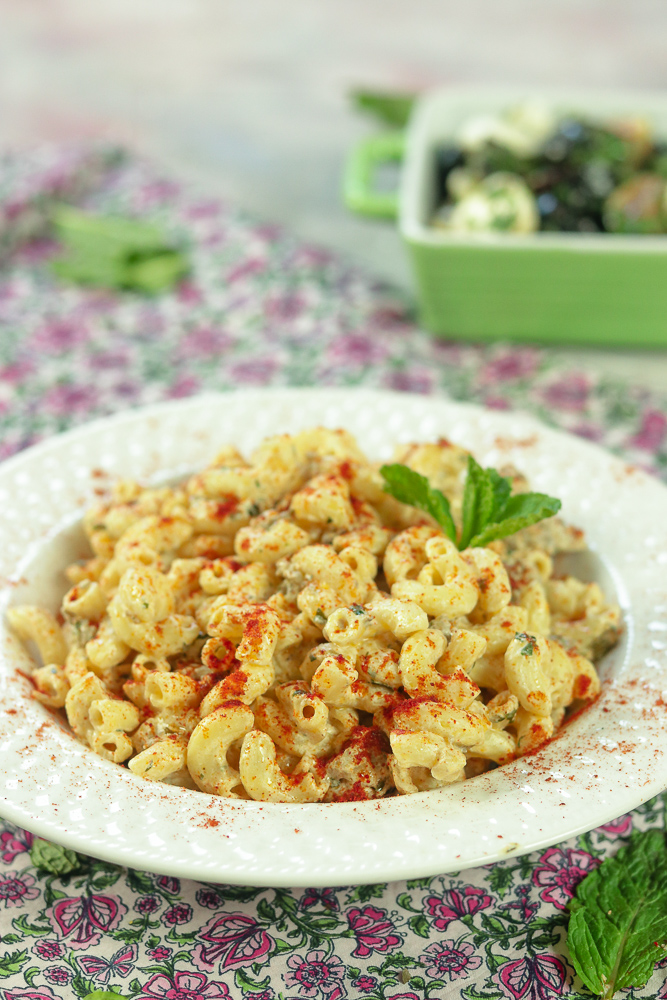 Yogurtlu Makarna - Turkish Yogurt Macaroni - Global Kitchen Travels