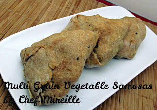 Multi Grain Vegetable Samosas