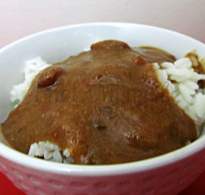 Haitian Sos Pwa - aka Sauce Pois or Sauce Pwa is a delicious flavorful. Rice and Red Beans is a complete #vegetarian meal with all of your essential amino acids.