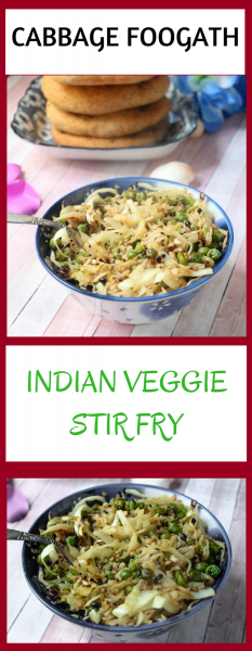 Cabbage Foogath - Goan Vegetable Stir Fry