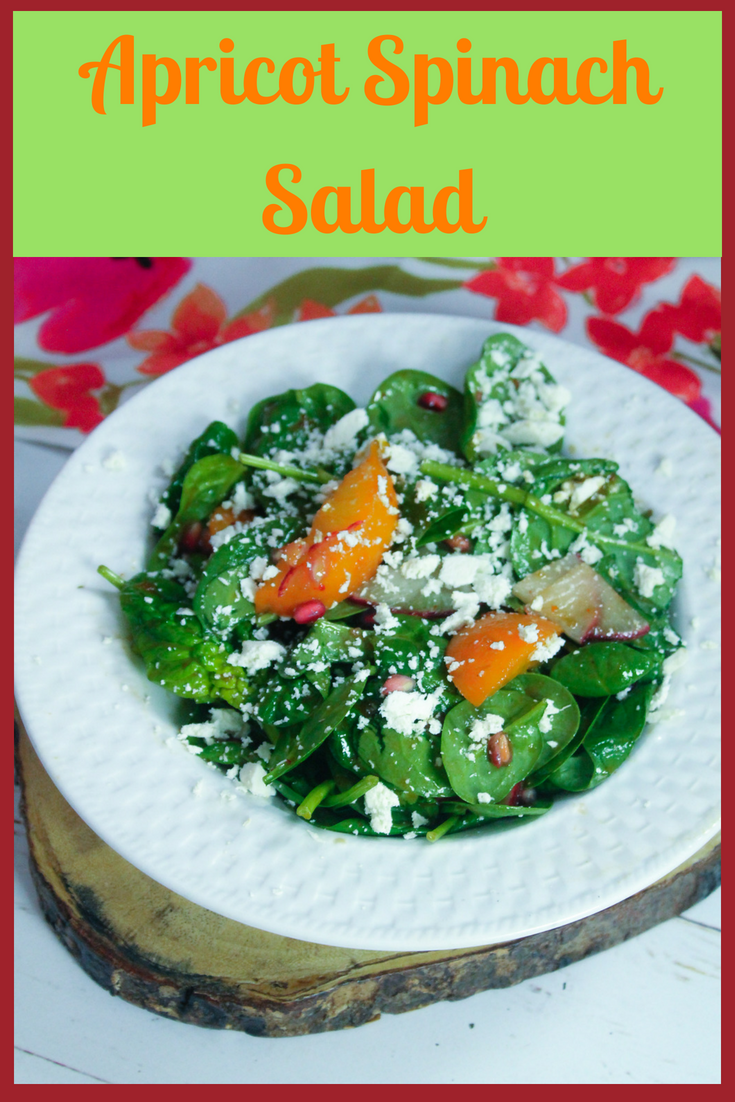 Apricot Spinach Salad Global Kitchen Travels