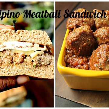 Filipino Meatball Sandwich