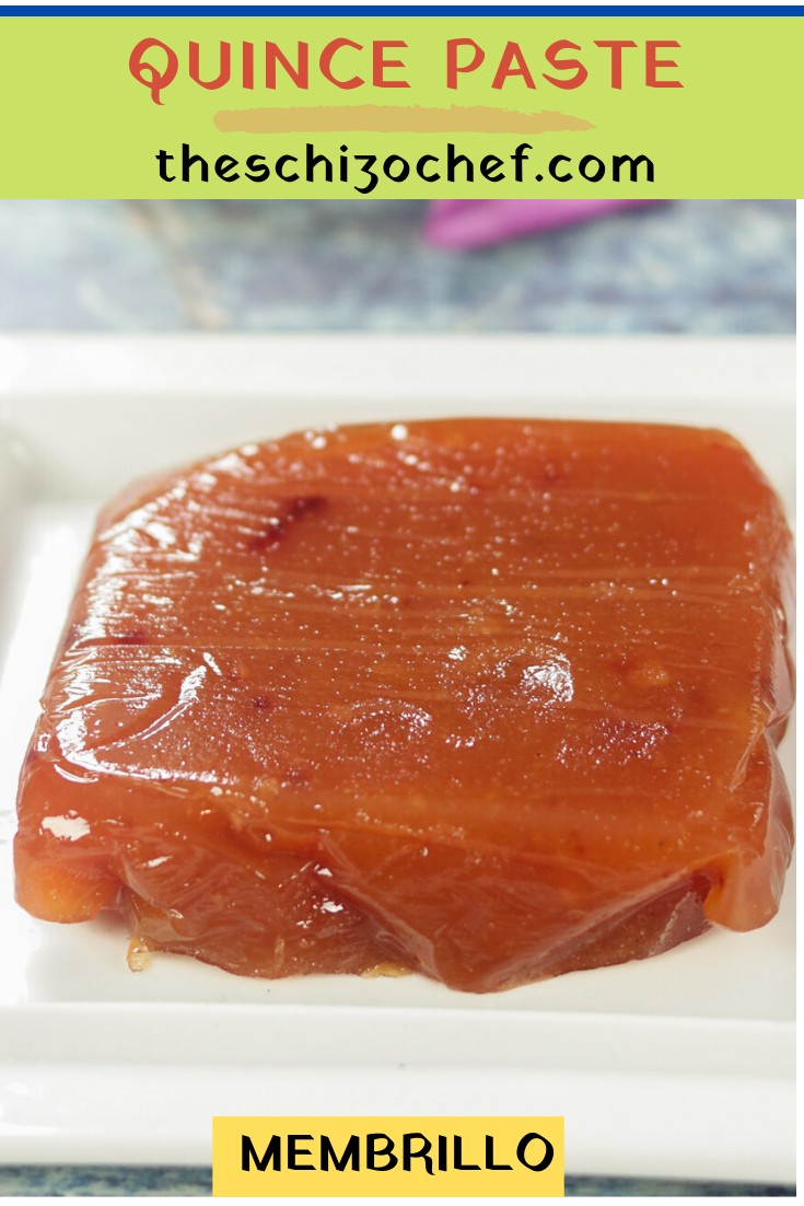 Quince Paste - Membrillo recipe