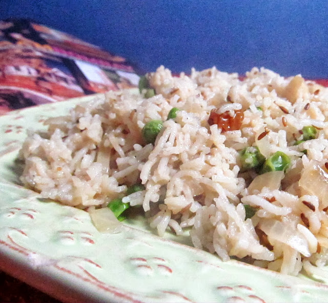 Rice with Green Peas