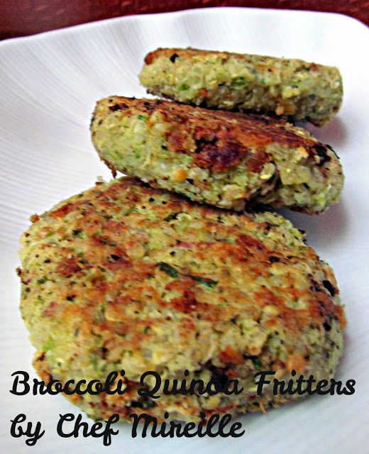 Quinoa Broccoli Fritters