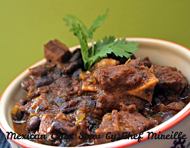 bowl of Mexican Goat Stew