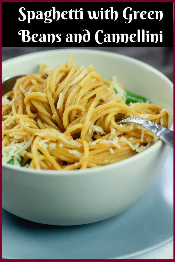 Bowl of Spaghetti and beans