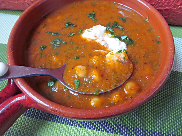 Chickpea Tomato Soup