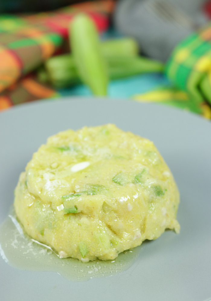 Bajan Cou Cou - Caribbean Polenta - Global Kitchen Travels