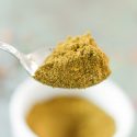 Ras el Hanout Spice Mix on a spoon