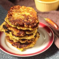 stack of plantain fritters