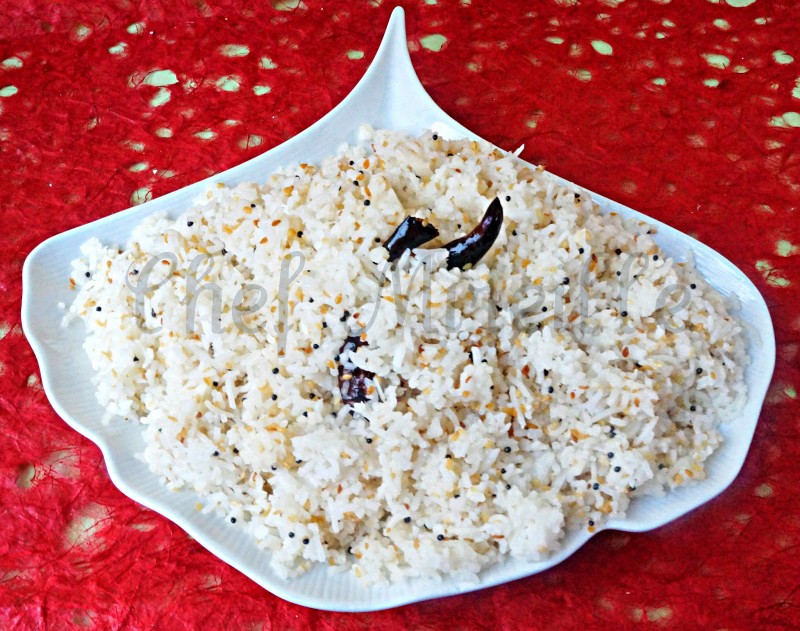 Sesame Rice, Indian Coconut Rice