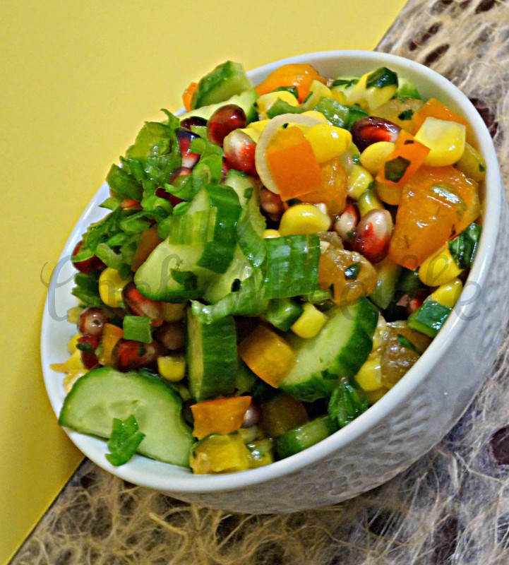 Corn and Fruit Salad