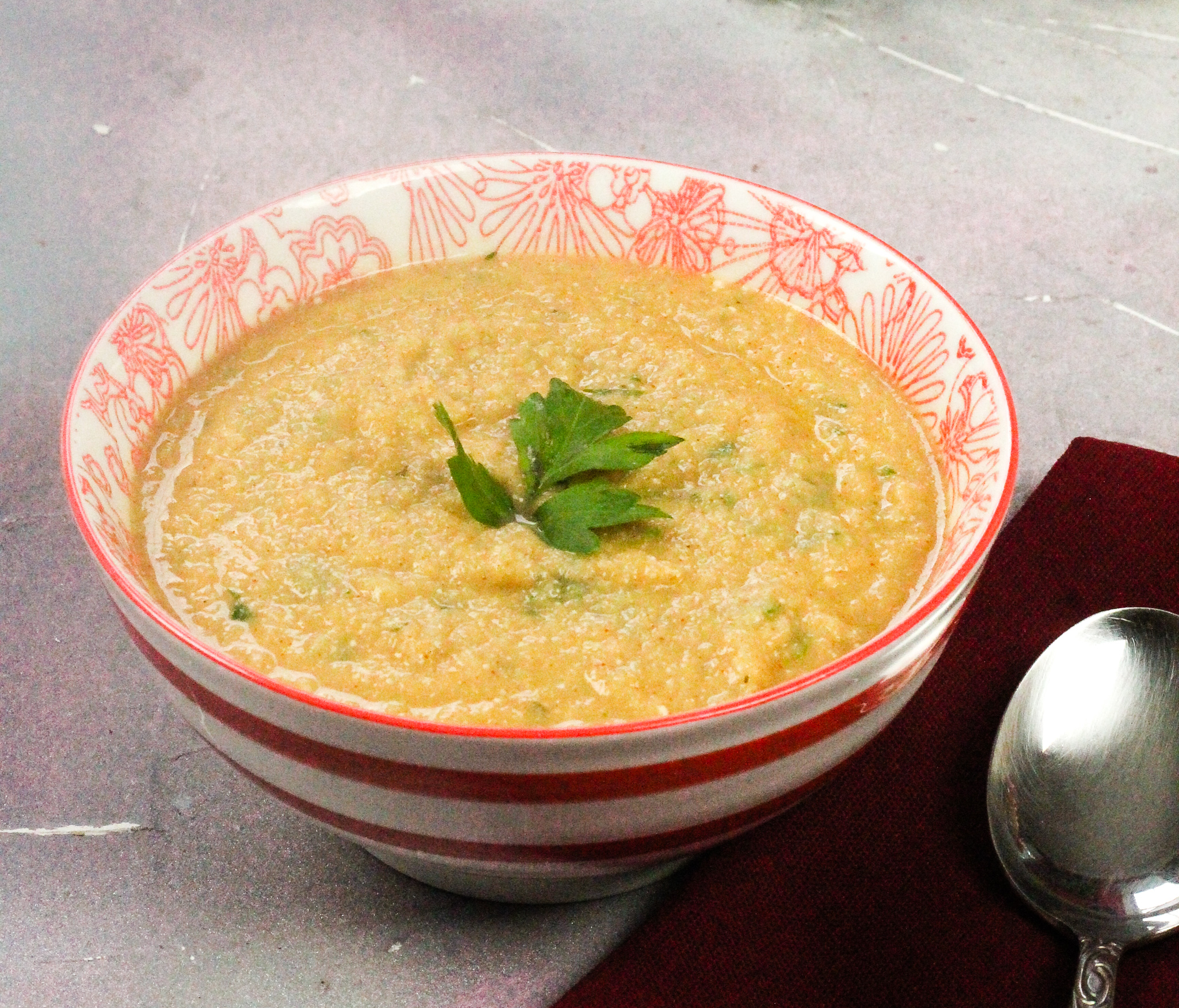 Celeriac Soup with Parsnip