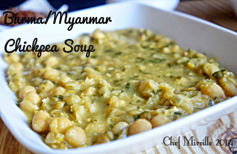 Burmese Chickpea Soup, Myanmar Chickpea Soup