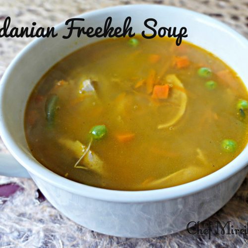 Freekeh Soup - Jordanian Chicken Green Wheat Soup - Global Kitchen Travels