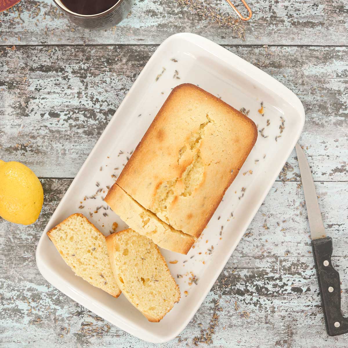 loaf cake with lemon