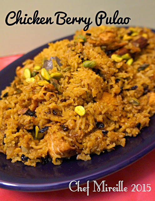 Chicken Berry Pilav, Chicken Berry Pilaf