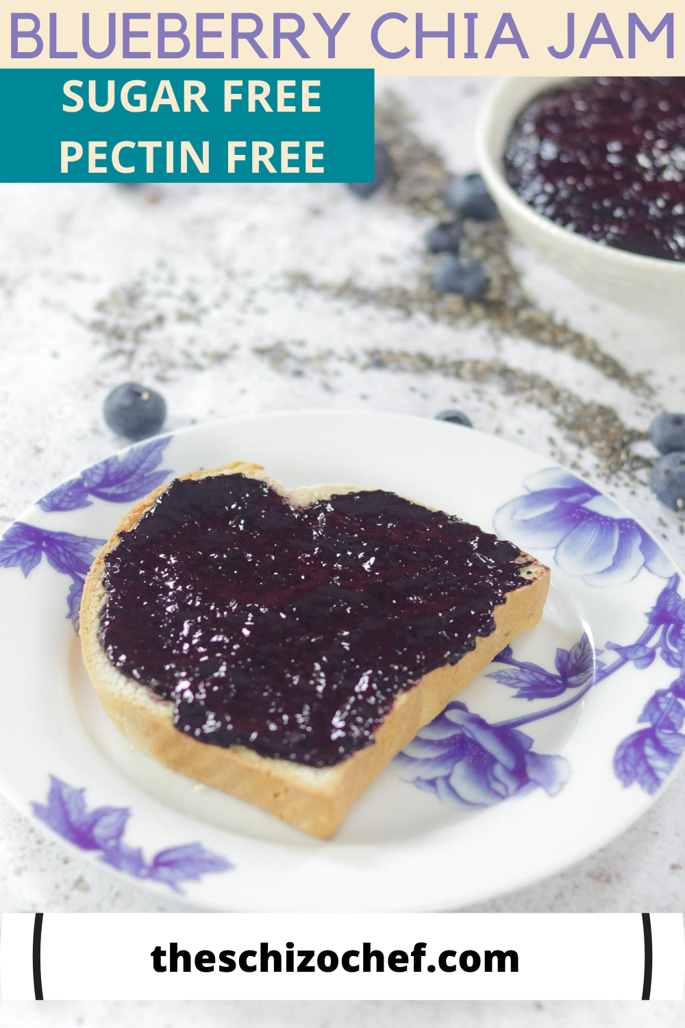 jam on toast with text