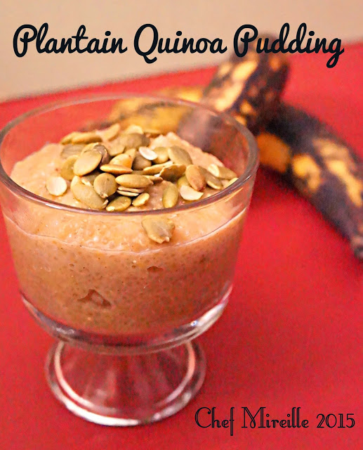 Plantain Quinoa Porridge, Quinoa Pudding