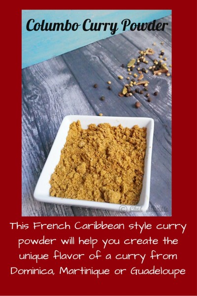 Curry Powder, French Caribbean Curry