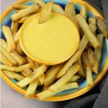 Cheese Sauce with French Fries