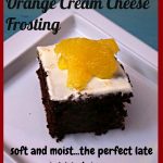 Basic Chocolate Cake & Orange Cream Cheese Frosting