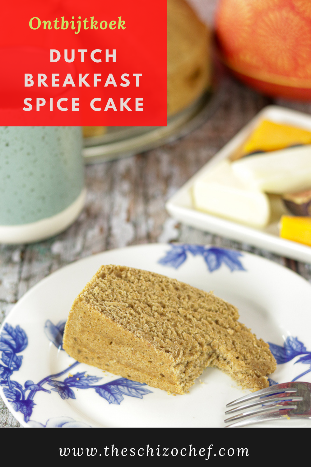 slice of cake with text