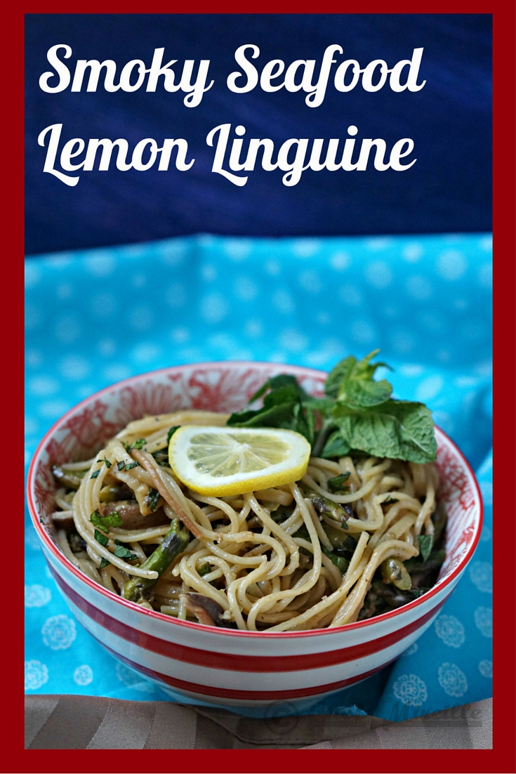 Smoky Seafood Lemon Linguine - Global Kitchen Travels