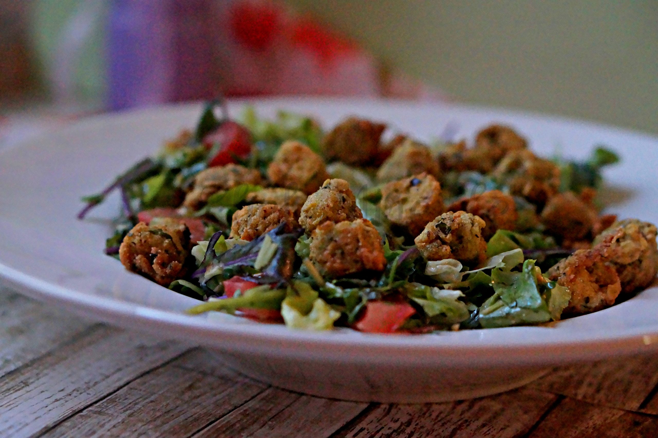 Fried Okra Salad Global Kitchen Travels