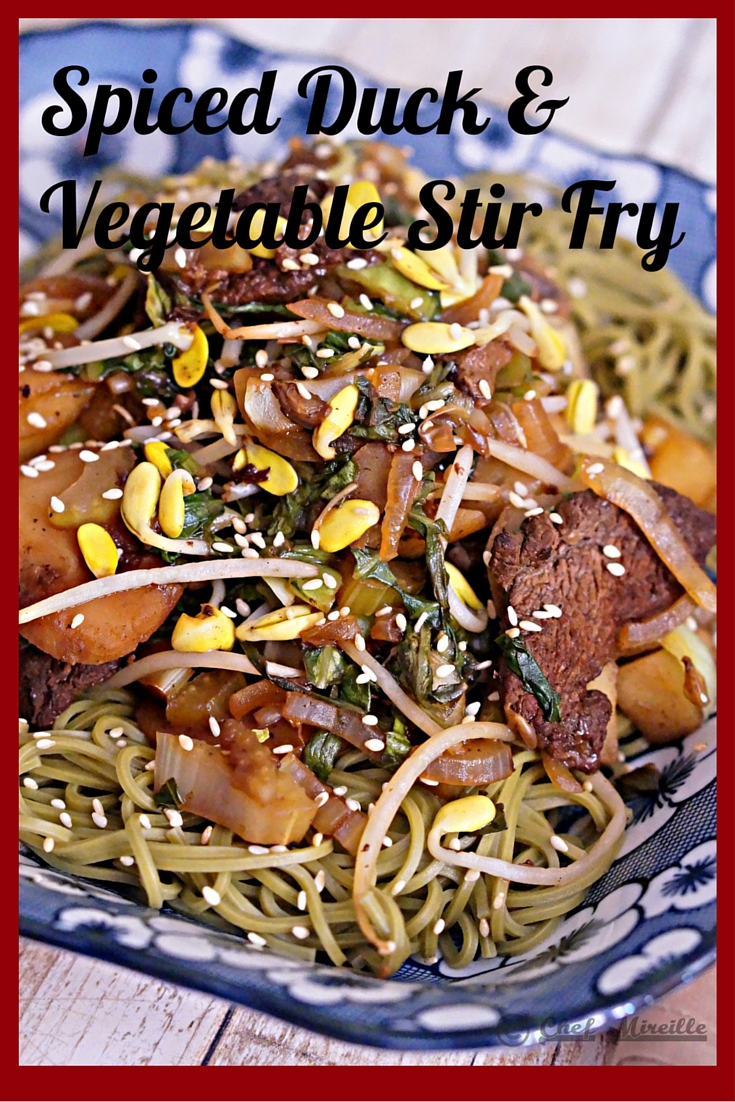 Spiced Duck & Vegetable Stir Fry