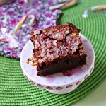 Candy Cane Brownies