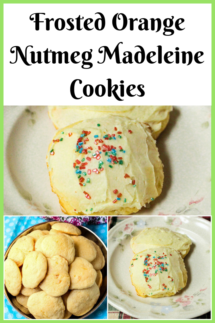 Orange Nutmeg Madeleine Cookies