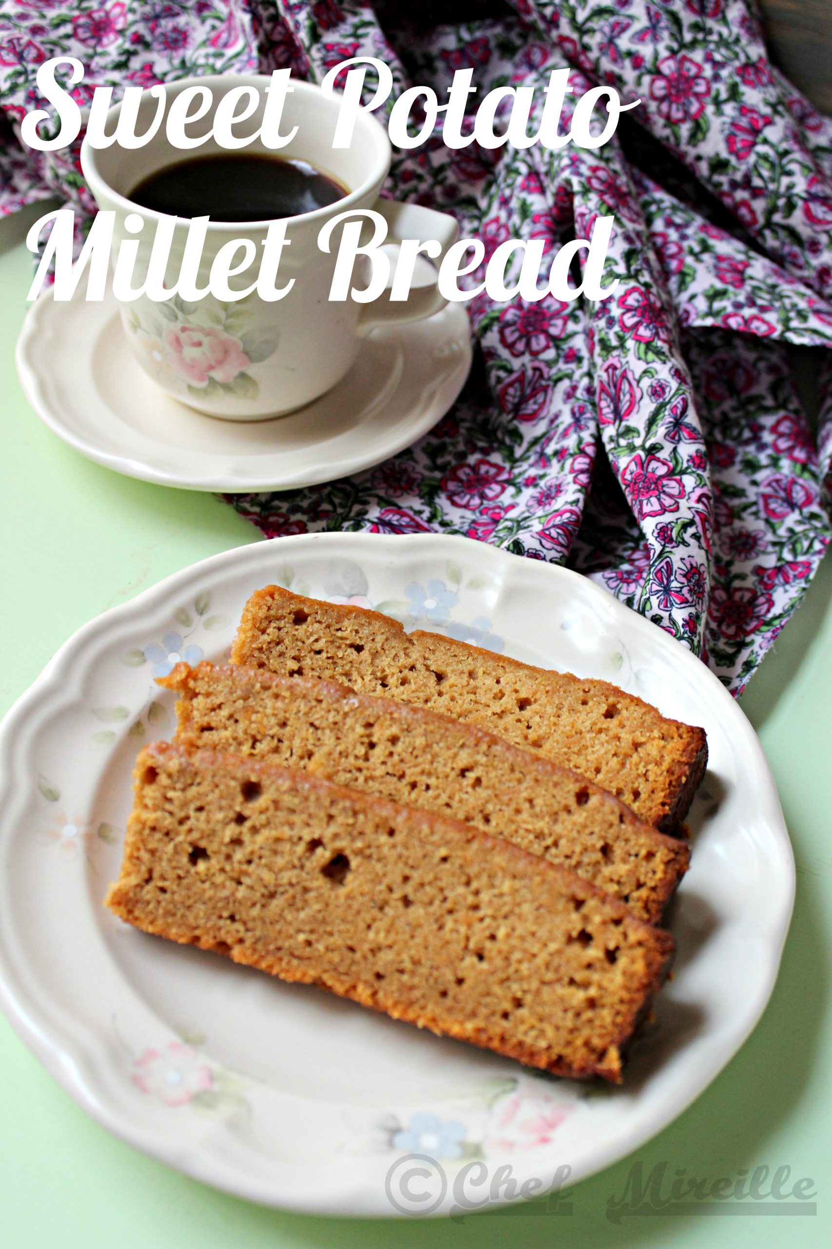 Sweet Potato Millet Bread for BreadBakers Global Kitchen Travels