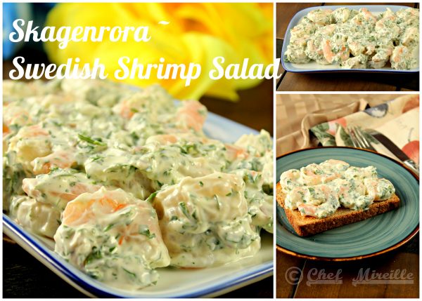 Skagenrora - Swedish Shrimp Salad - Global Kitchen Travels