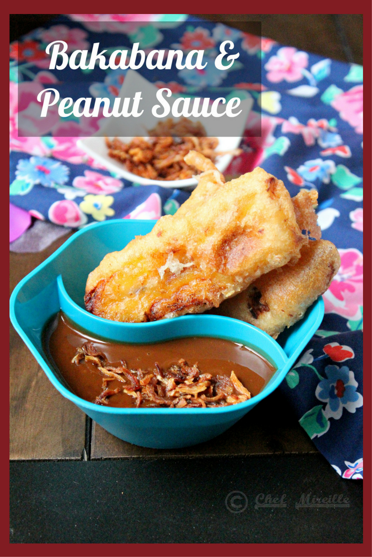 Surinamese Bakabana with Peanut Sauce