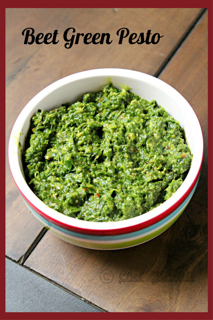 Vegan Beet Green Pesto