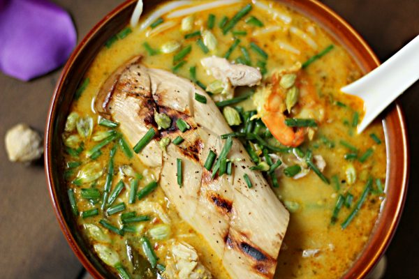 Indonesian Laksa Recipe in a bowl