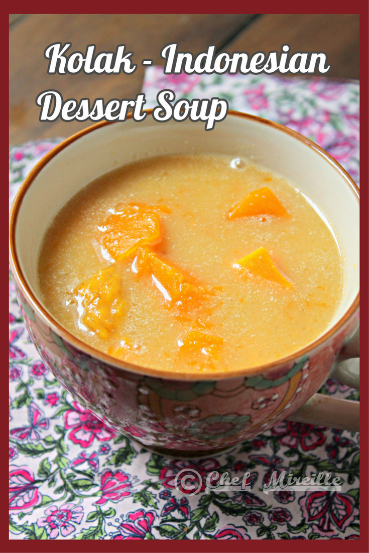 bowl of Kolak - Indonesian Dessert Soup