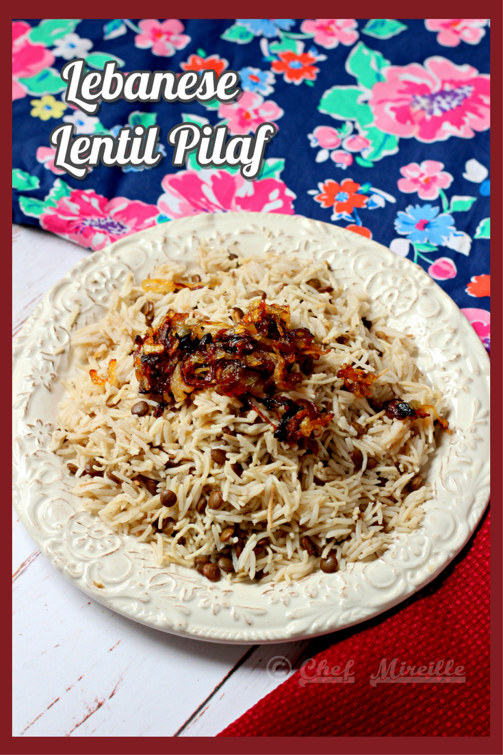 Lentil Pilaf with Caramelized Onions