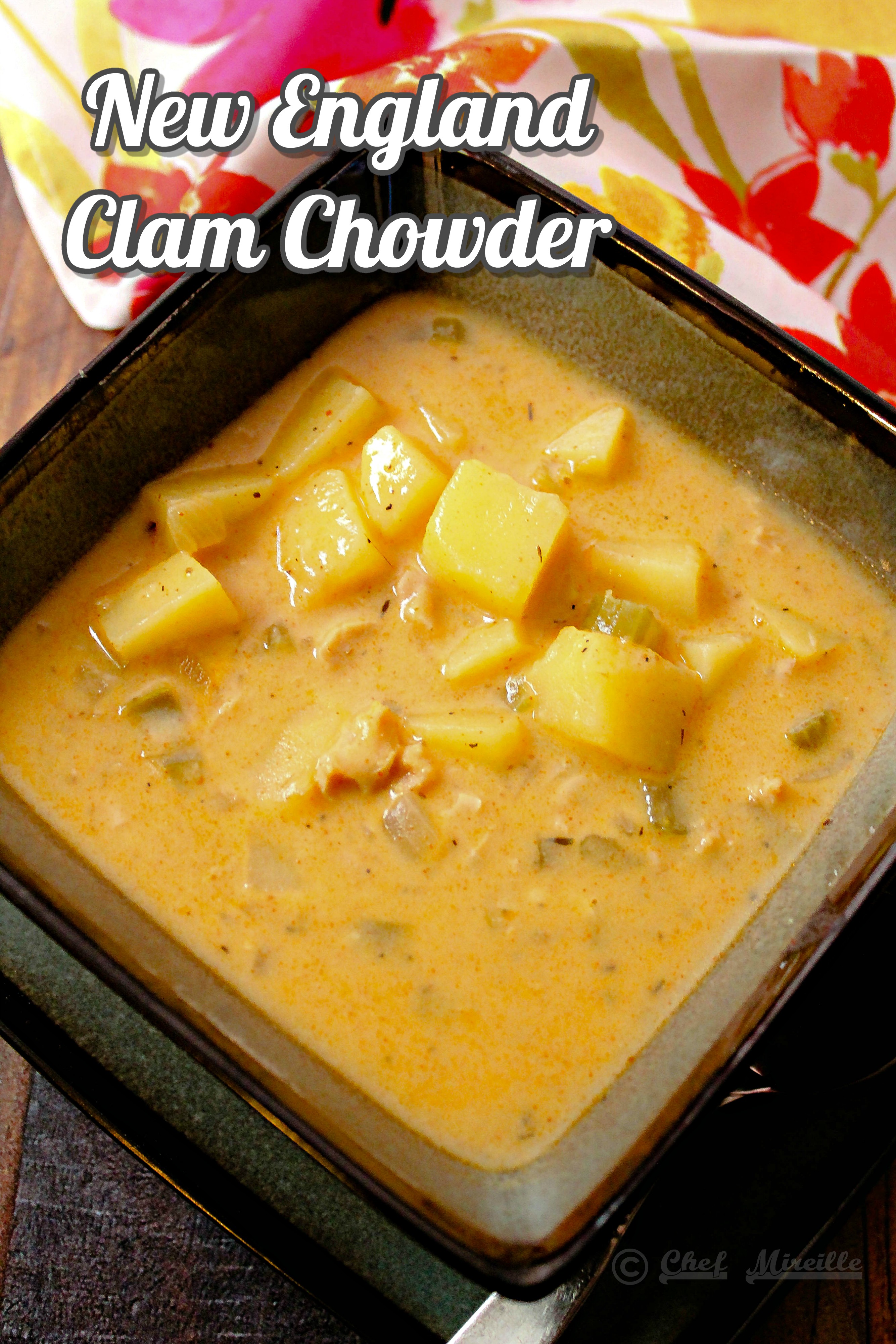 New England Clam Chowder - Global Kitchen Travels