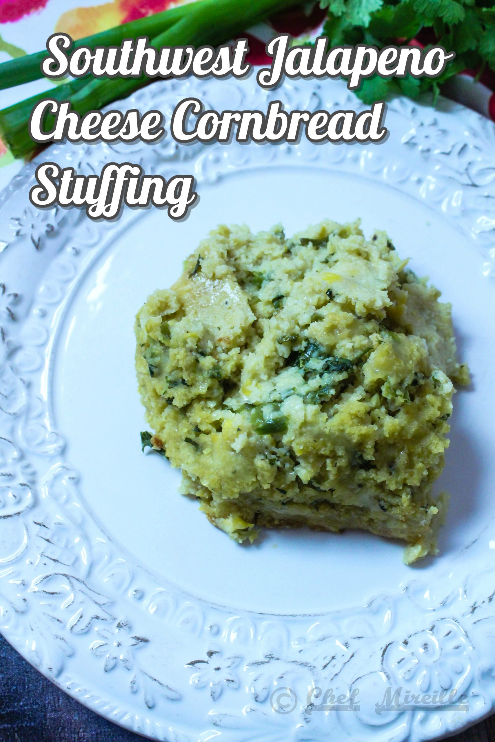 Southwest Jalapeno Cheese Cornbread Stuffing