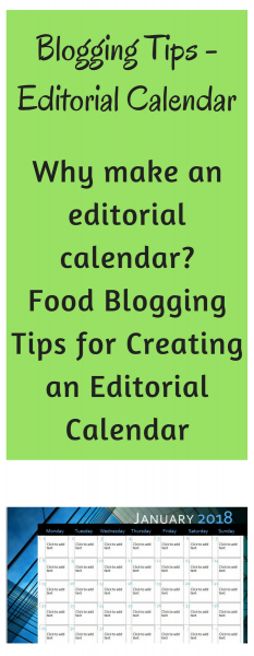 Blogging Tips - Why & How to Make an Editorial Calendar