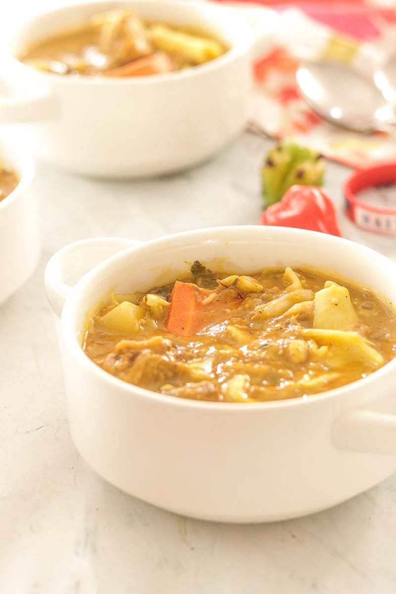 bowl of Haitian Soup Joumou