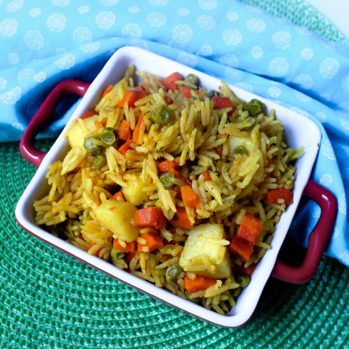 Easy Recipe For Tahiri Vegetable Pulao - How To Make Tahari - Global ...